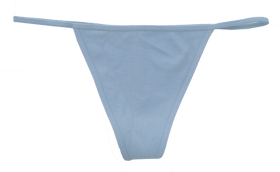 Seamless Rib Strappy Thong, XS-2X
