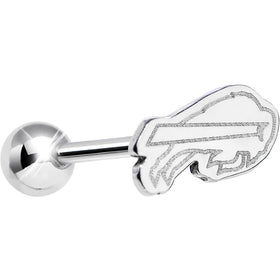 Officially Licensed NFL Cut Out Buffalo Bills Barbell Tongue Ring