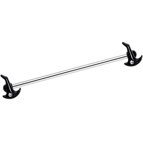 14G Clear Gem Black Halloween Witch Hat Industrial Barbell 38mm