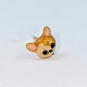 16G 5/16 Puppy Dog Brown PTFE Bioplast Labret Monroe Tragus