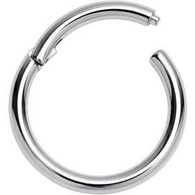 18G 5/16 ASTM F-136 Titainum Percision Hinged Segment Hoop
