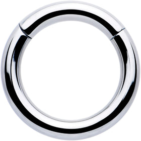 8G 9/16 316L Surgical Steel Precision Hinged Segment Hoop