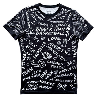 Emotions - Performance Compression T-Shirt - Black