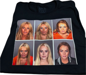 Lindsay Lohan Mugshot T-shirt