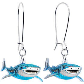 Acrylicious Attack Swimming Shark Dangle Earrings by Onyx O