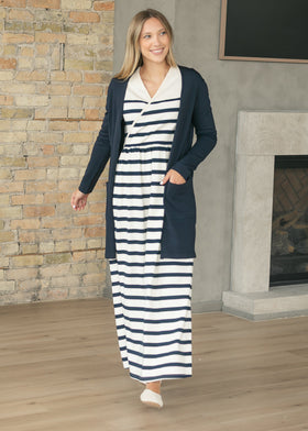 Celeste Striped Knit Maxi Dress - FINAL SALE