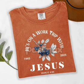 Charlie & Erika Kirk Memorial Shirt – Widow Battlecry Motivational Tee, Comfort Colors® Tribute Shirt, Strength & Resilience Gift
