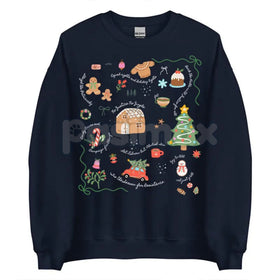 Doodle Christmas Liberal Values Protest Sweatshirt | Political Statement Holiday Crewneck | Progressive Gift