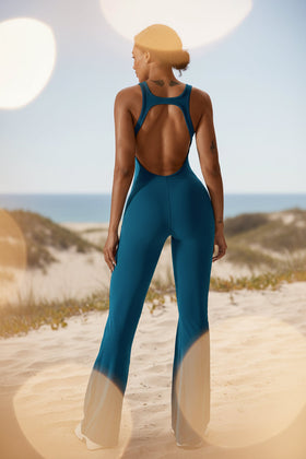 Women's Sleeveless Slim-Fit Long Pants Jumpsuit – Casual Sport Style