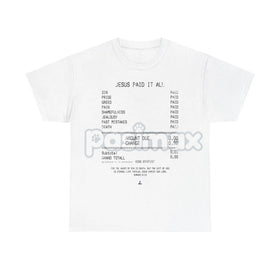 "Jesus Paid It All" Classic Christian Tee - Faith Statement Shirt, Religious Graphic T-Shirt