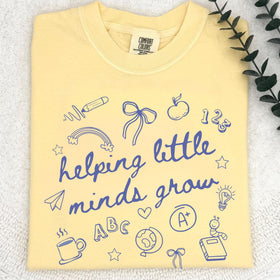 Kindergarten & Preschool Teacher Tee – Comfort Colors, Back to School Shirt, Early Childhood Educator Gift, Cute Teacher Life Top
