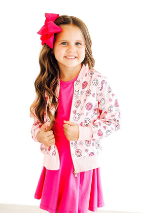 SALE You Make Me Happy Satin Jacket