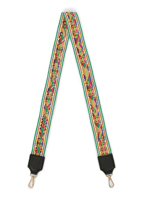 Aztec Strap Green Multi Color - FINAL SALE