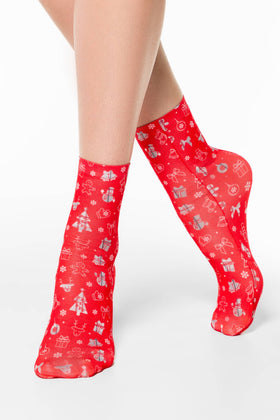 Socks Conte Fantasy 122 - New Year's Designs