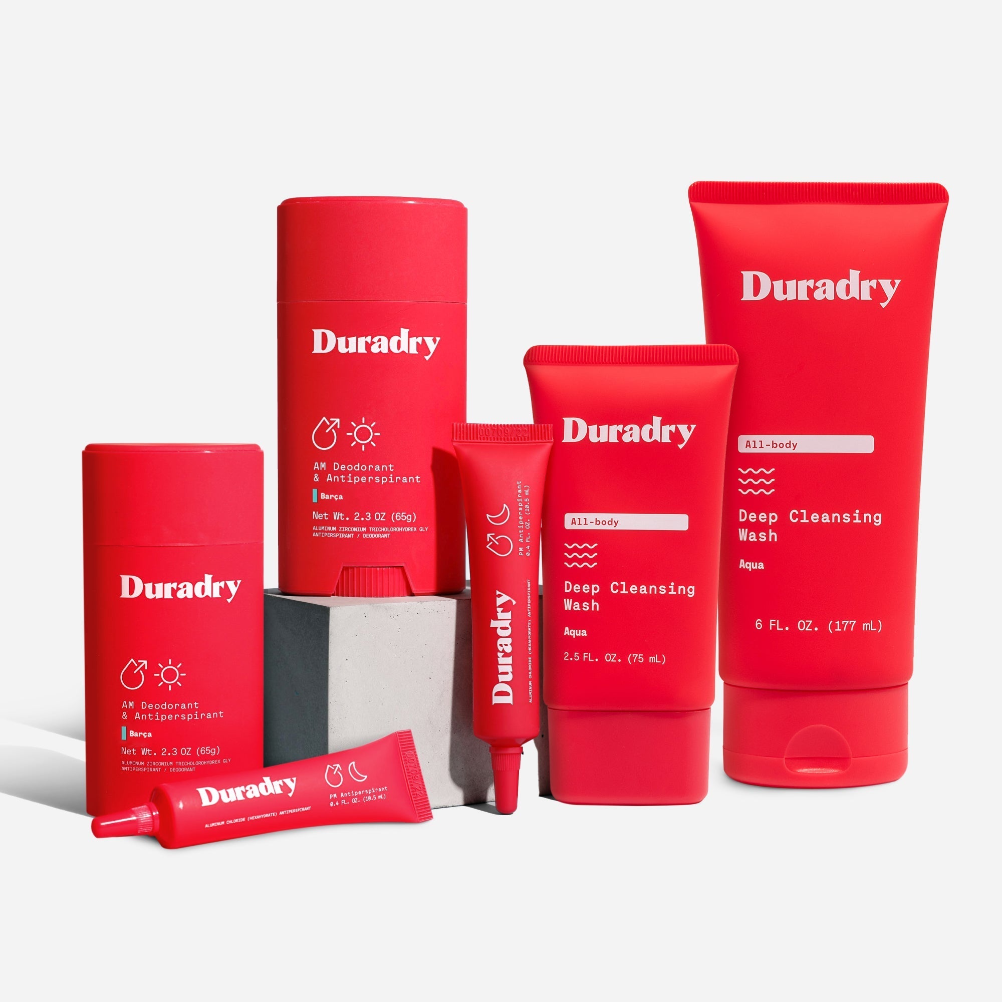 Duradry 3-Step System — antiperspirant comparison