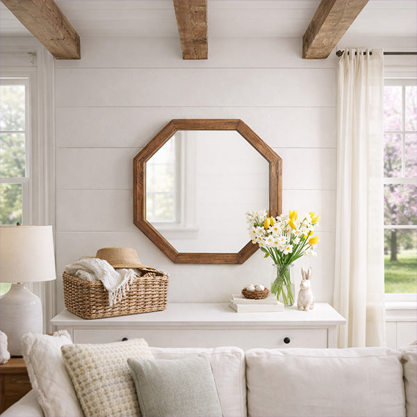 How to Style a Wall Mirror: The Arch, Octagon, Gilded, and Iron Frame Guide