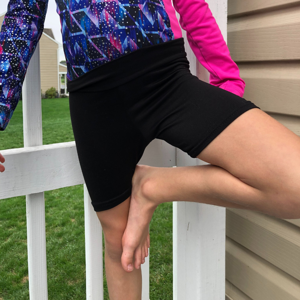 Bamboo Cartwheel Shorts for Kids — Pull-On, Stretch