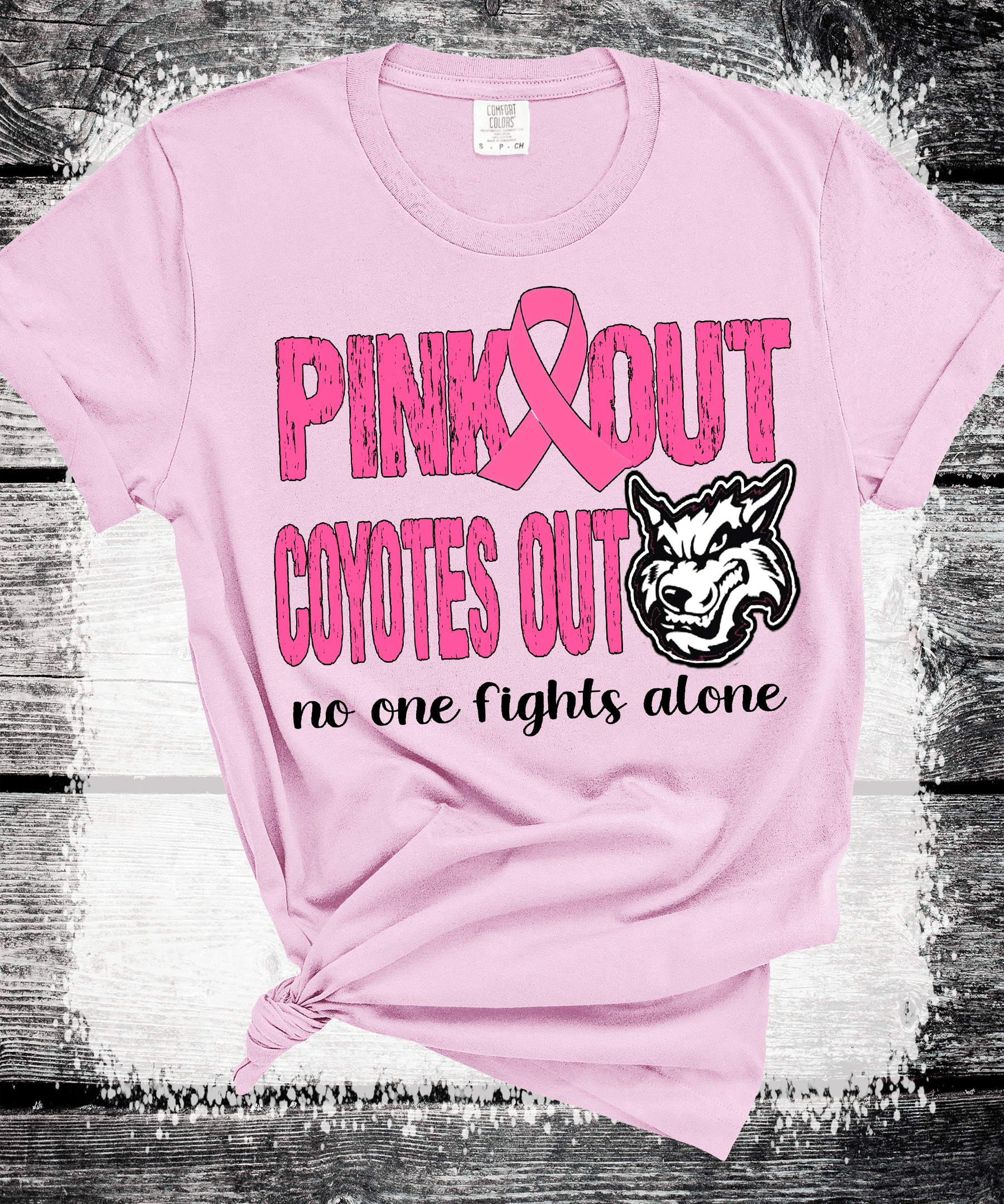 School Spirit & Pink-Out Shirts — Custom, Group Orders, Breast Cancer Awareness