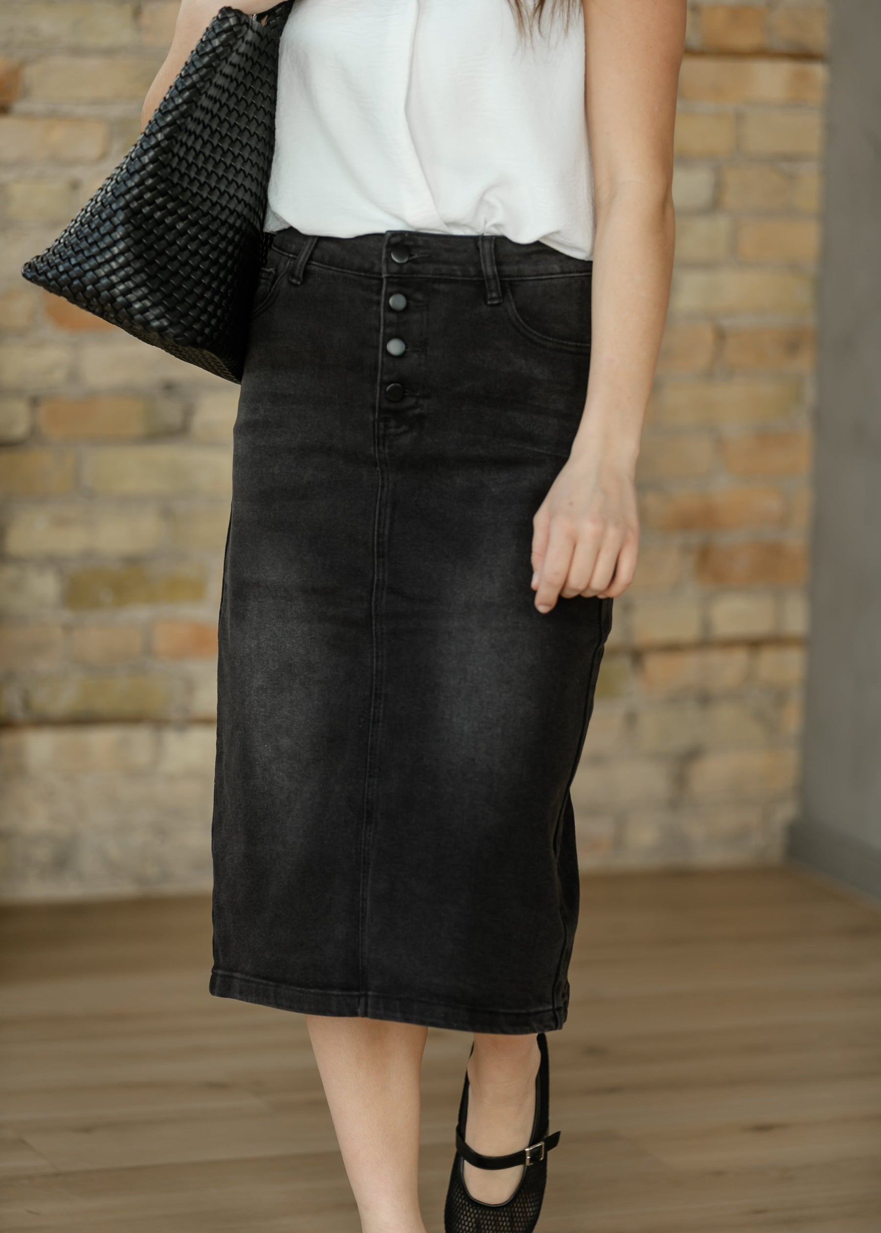 Modest Denim Skirts & Pieces — Midi, Maxi, A-Line