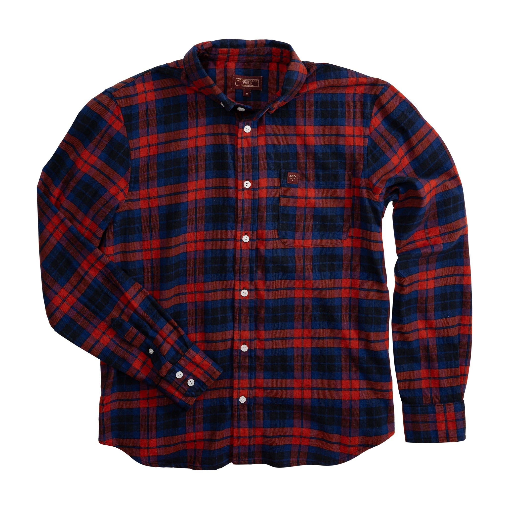 Adirondack Field Nessmuk Organic Flannel Shirt — lifestyle context