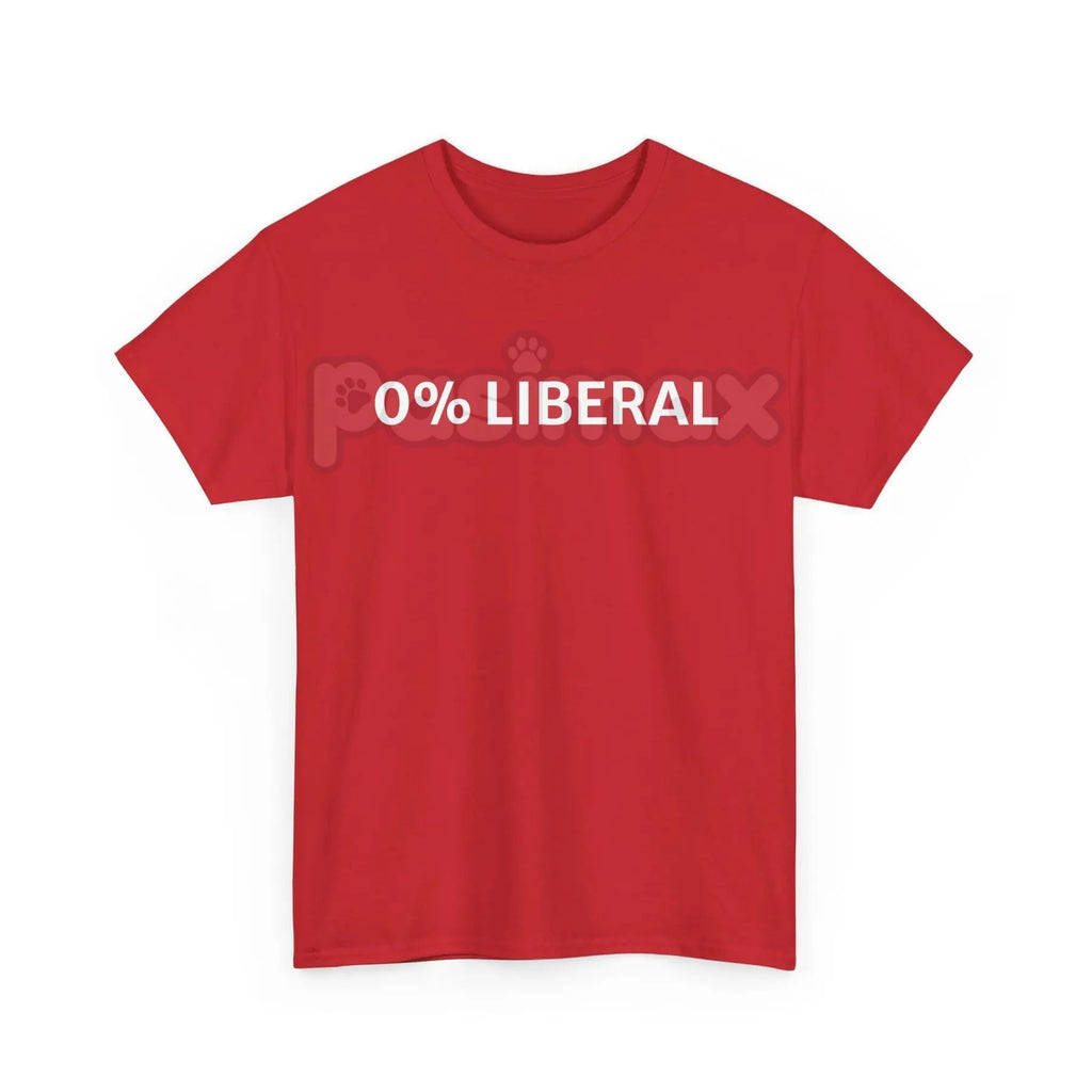 Pasimax "0 Percent Lib" T-shirt — main product shot