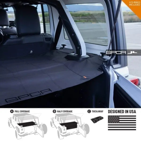 GPCA Jeep Wrangler JL 4DR Cargo Cover PRO (2018+) — packaging