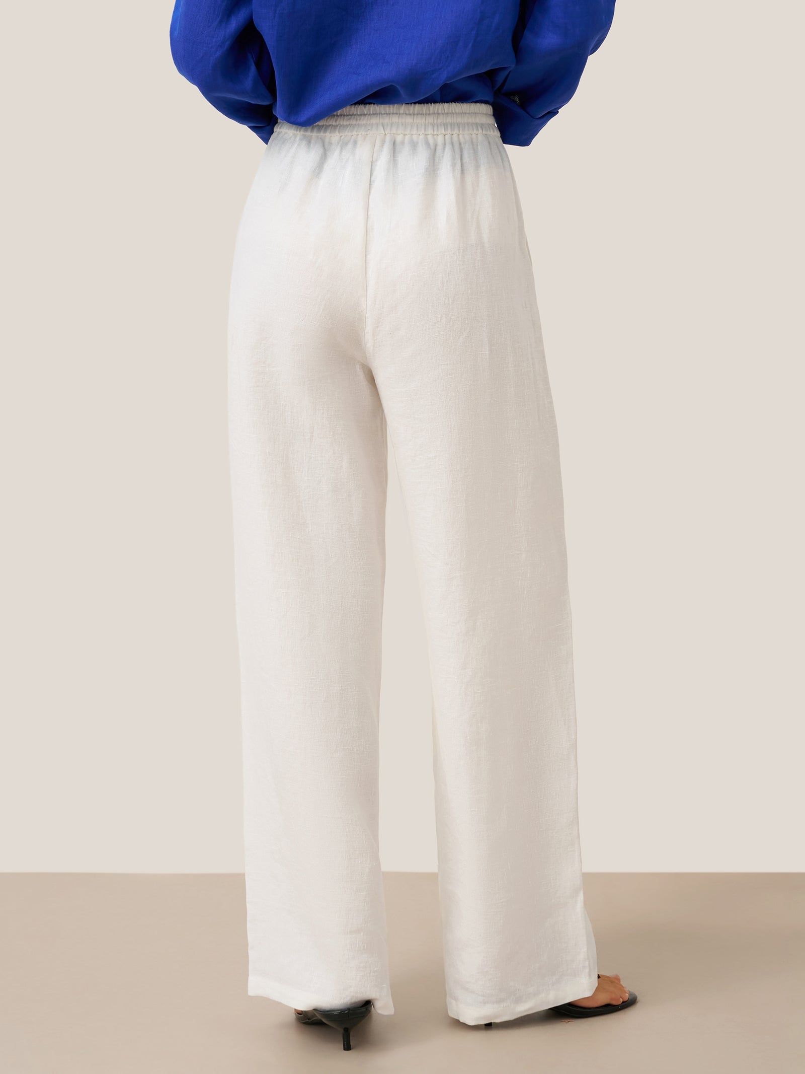 LINTICO 100% Linen Classic Pants LYON — detail shot 9