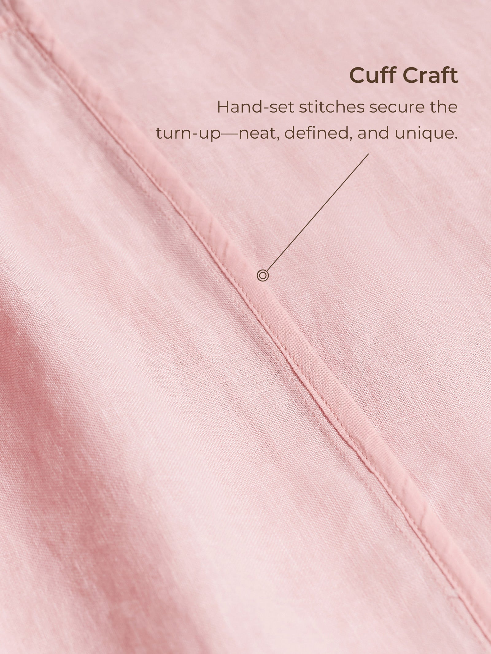 LINTICO 100% Linen Sleeveless Accordion Pleat Midi Dress TINA — detail shot 7