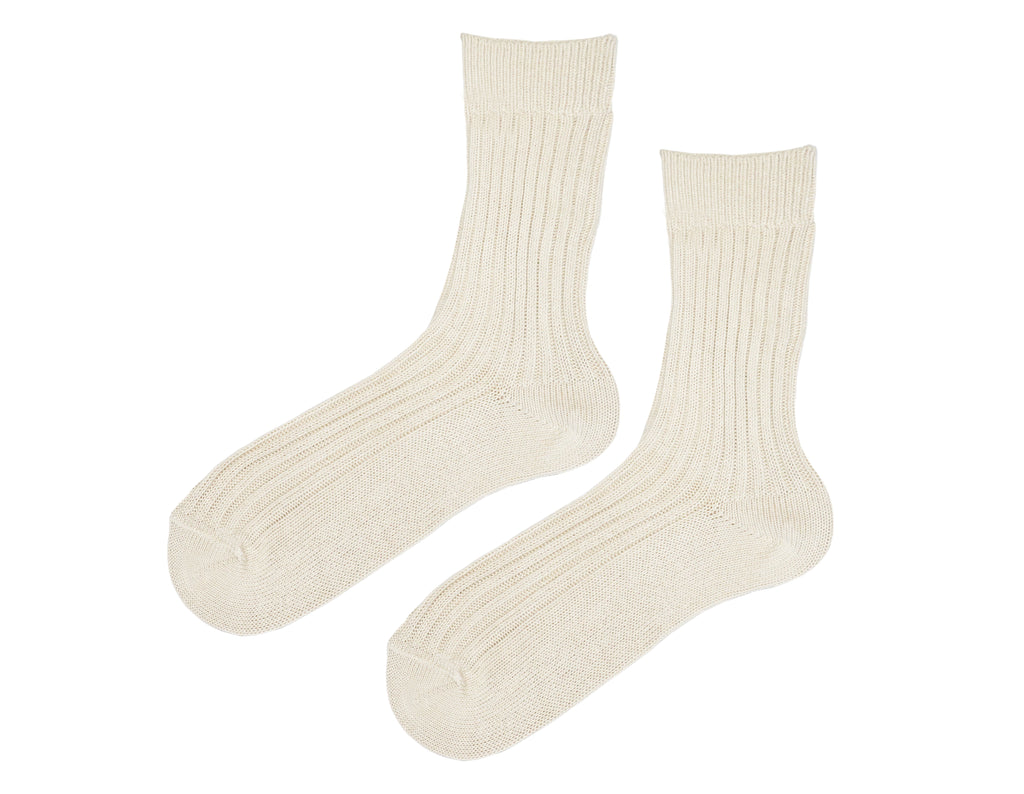 tittimitti tittimitti® Women’s Organic Cotton Boot Socks 1 Pair – Thick Warm Winter Crew Socks. Made in Italy — side view