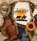 A Blessed Texas Mess Boutique Amarillo by Morning Comfort Colors Western Shirts Rodeo Shirts Cowboy Tees — main product shot