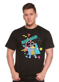 Spun Bamboo Rad Dad Bluey Men's Bamboo Short Sleeve Graphic T-Shirt — main product shot