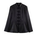 Bella Mia Spring Summer Chinese Coat Black Buckle Chinese Knot Waist Jacket — packaging or label