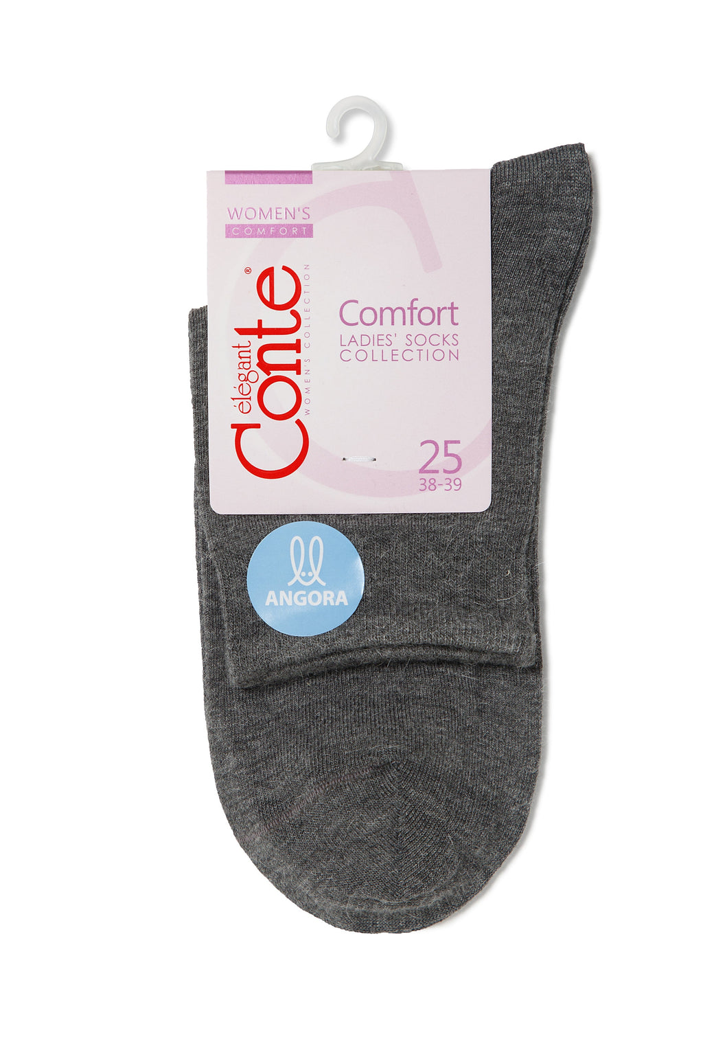 TheRanok.com Viscose and Angora Socks Conte Comfort 000 — detail close-up