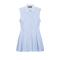 Women Clothing Western Shirt Padded Shoulder Dress
