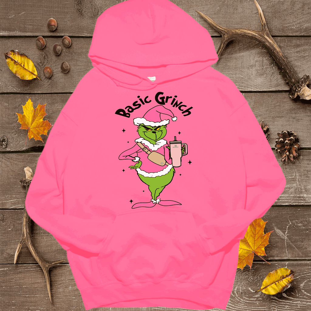 A Blessed Texas Mess Boutique Basic Grinch Fanny pack Stanley Cup Pink Grinch Funny Christmas Grinch Shirt — alternate view