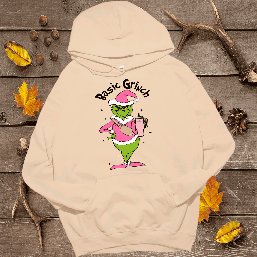 A Blessed Texas Mess Boutique Basic Grinch Scrouge Pink Christmas Classic Christmas Family Movie Shirts… — detail close-up