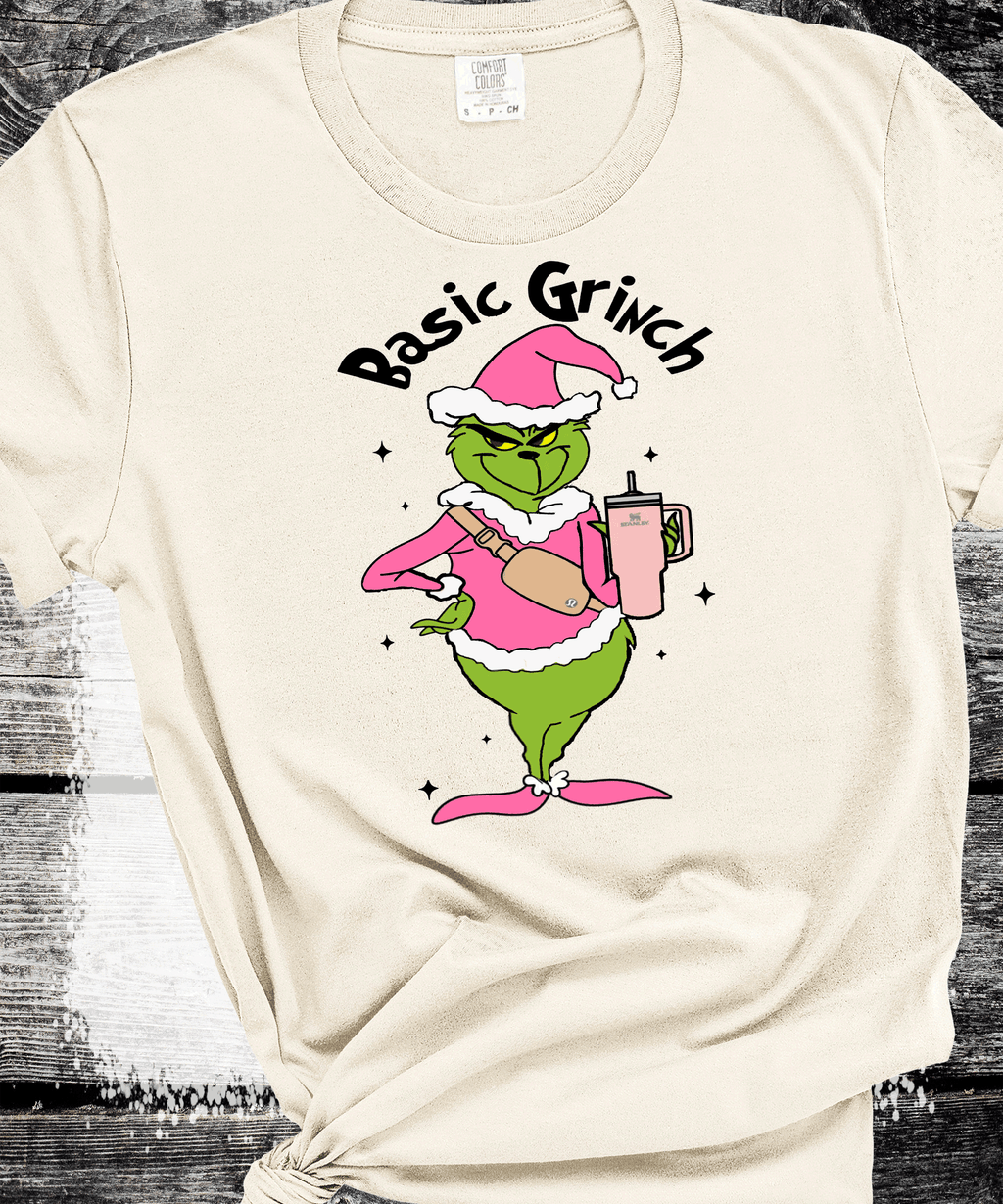 A Blessed Texas Mess Boutique Basic Grinch Fanny pack Stanley Cup Pink Grinch Funny Christmas Grinch Shirt — apparel & accessories category context