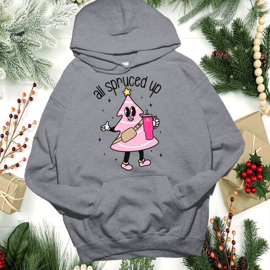 A Blessed Texas Mess Boutique all spruced up Pink Christmas Little Debbies Christmas Shirts Sweatshirts… — detail shot 9