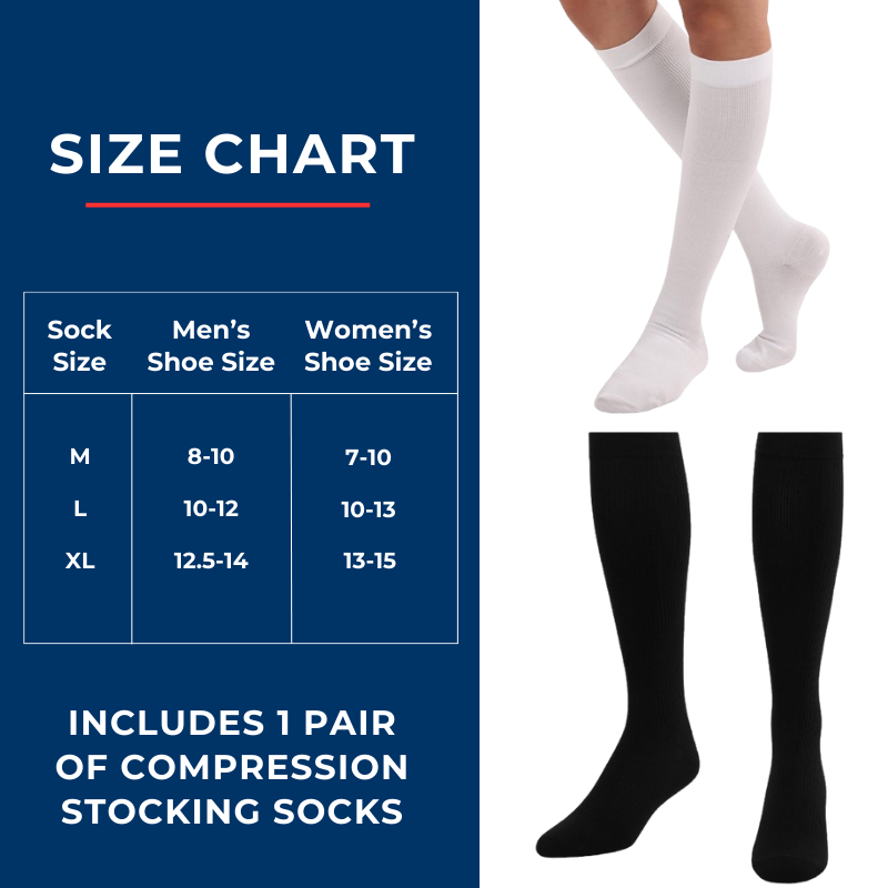 DSC Medical Compression Stockings (Over The Calf) — feature highlight