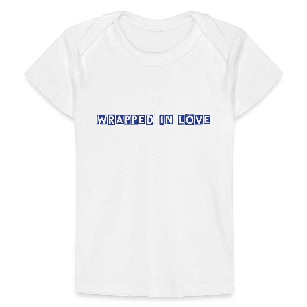 WONENA Wrapped in Love – Baby Organic Cotton T-Shirt — detail close-up