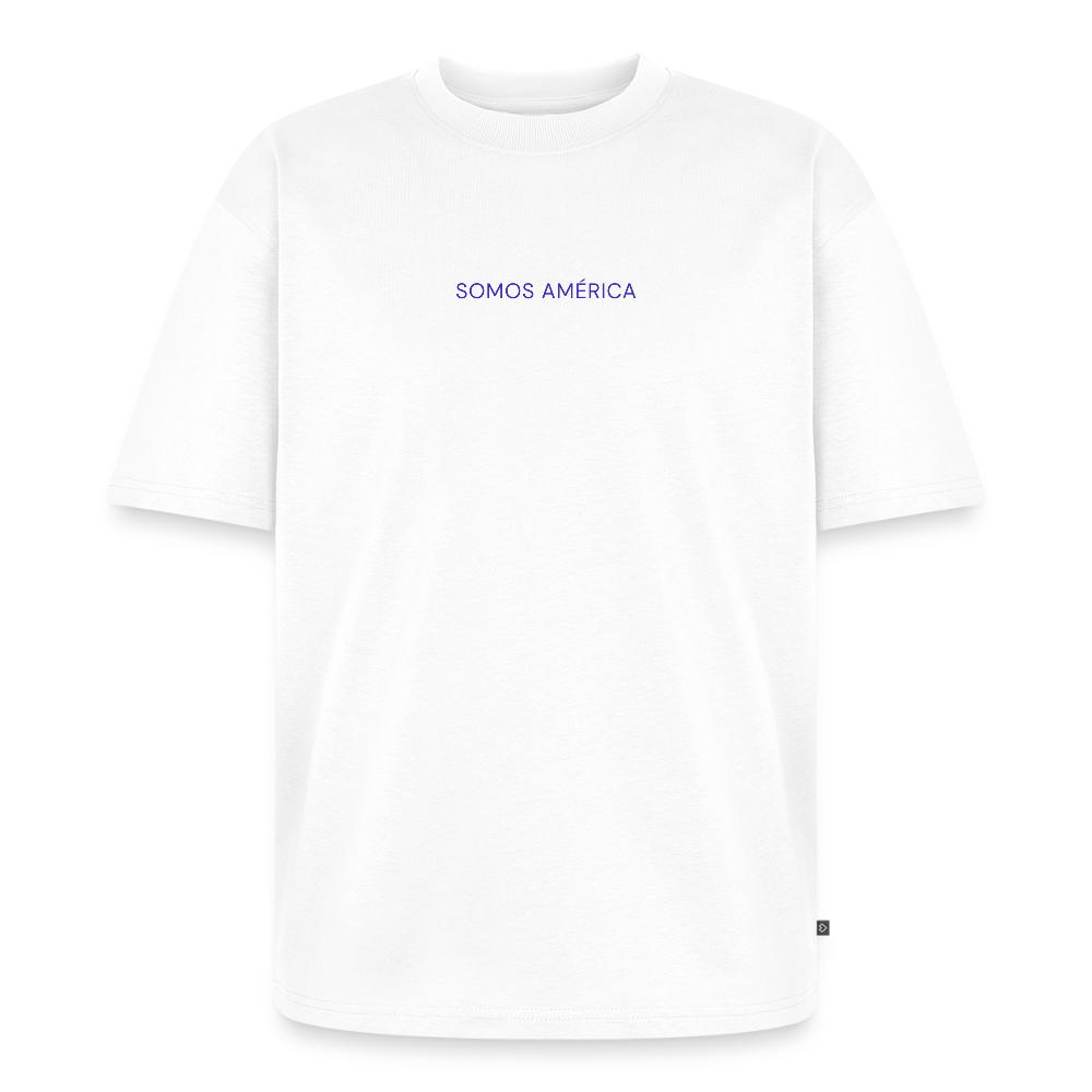 WONENA Somos América Unisex Organic Oversized T-Shirt — main product shot
