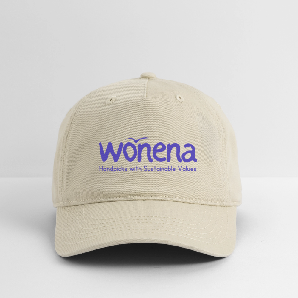 WONENA Organic Cotton Organic Baseball Cap - Bright — detail close-up