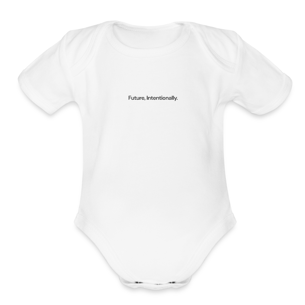 WONENA Future Intentionally Organic Short Sleeve Baby Bodysuit — main product shot