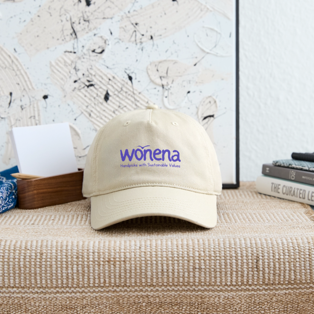 WONENA Organic Cotton Organic Baseball Cap - Bright — lifestyle context