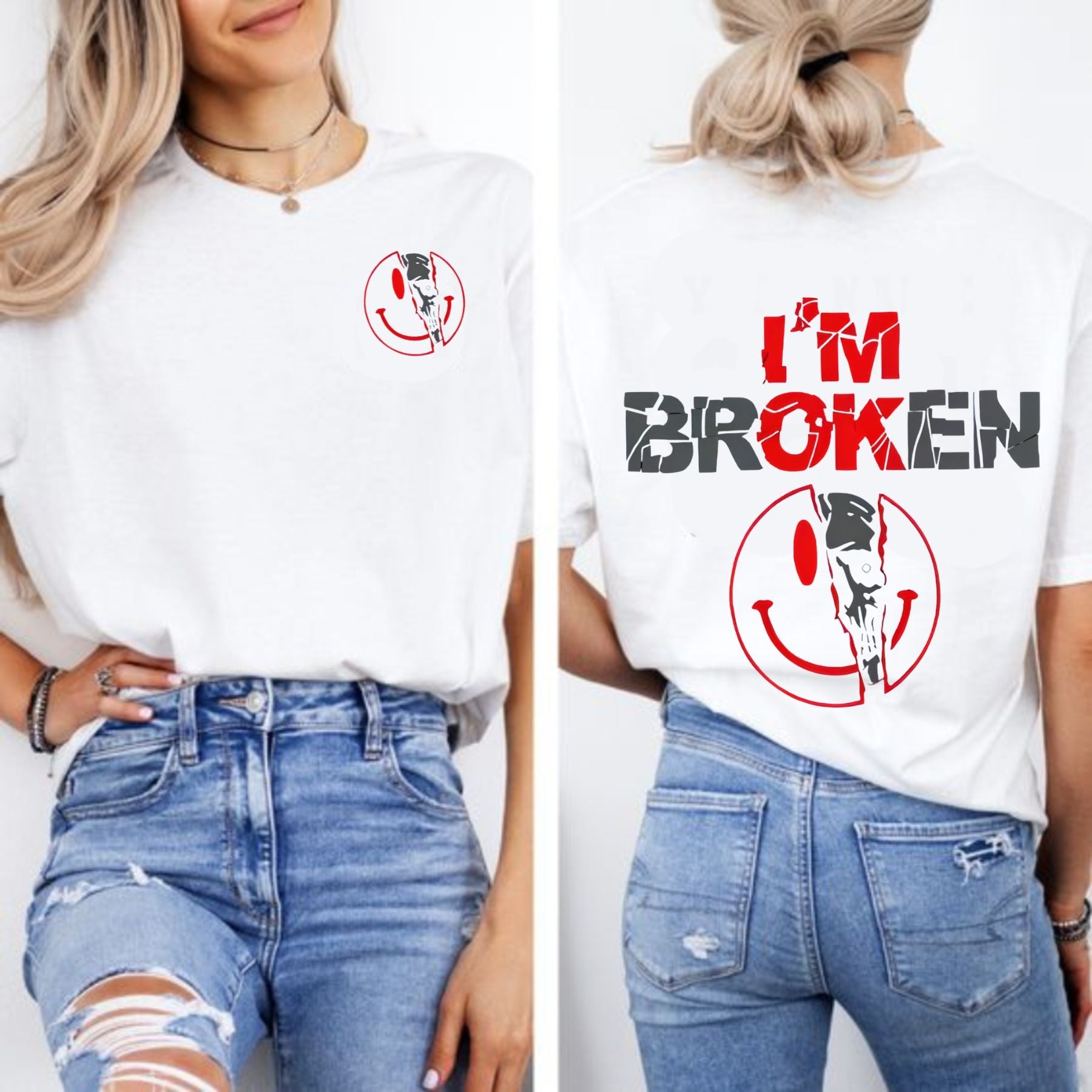 Pasimax 2-Sided "I'm Broken" Shirt — main product shot