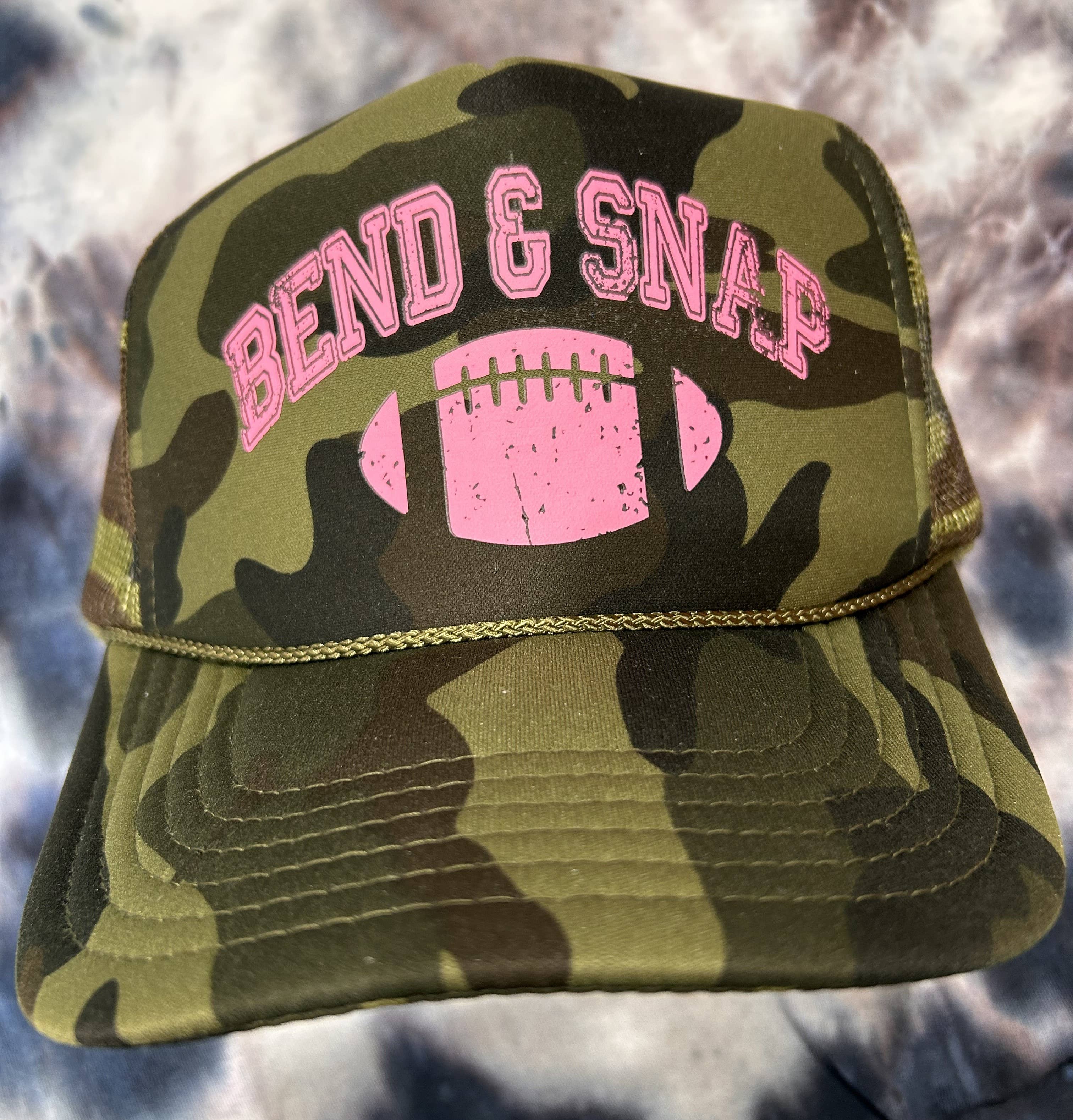 Bend & Snap Football Foam Trucker Hat