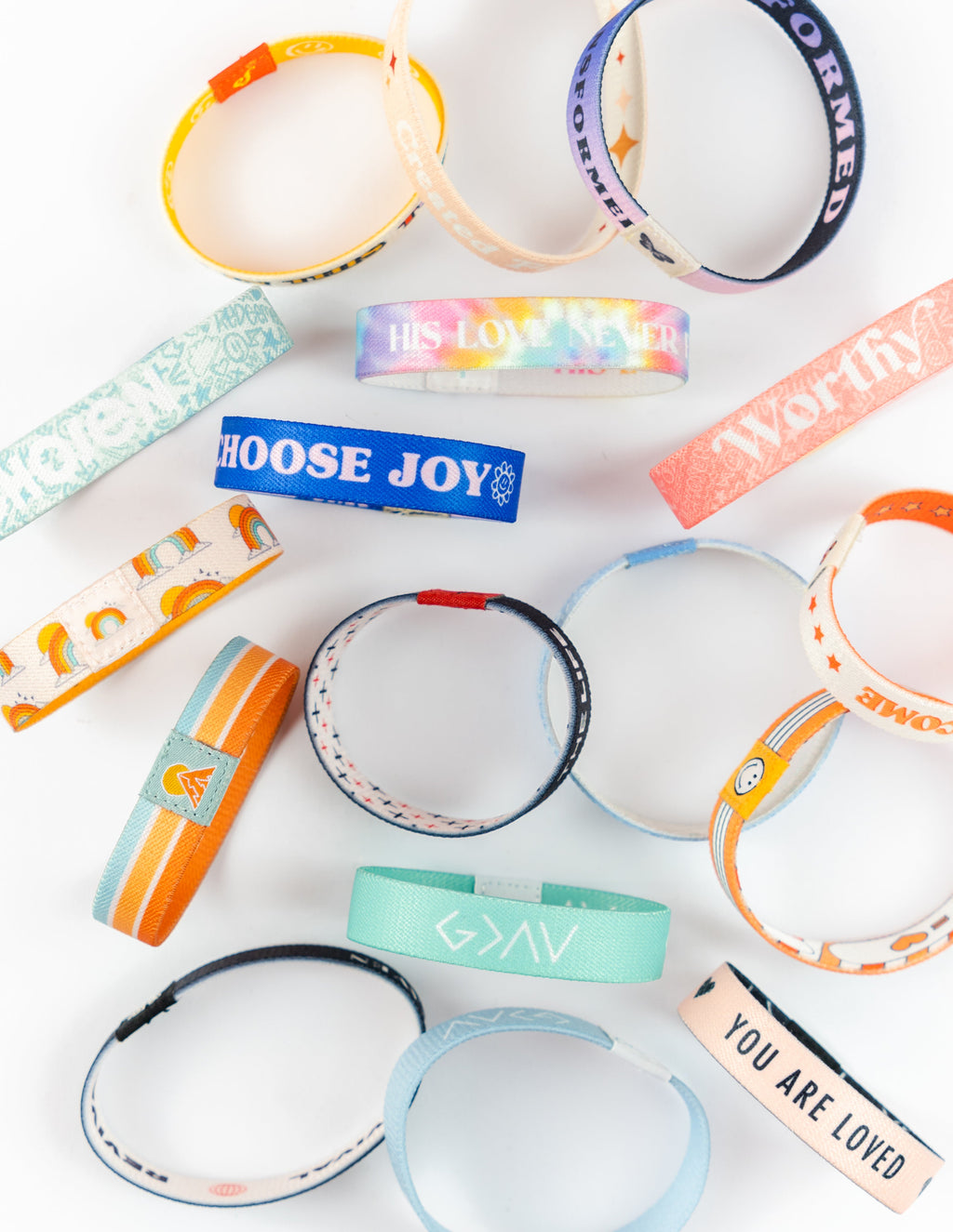 Elevated Faith Mystery Wristband 10-Pack — main product shot