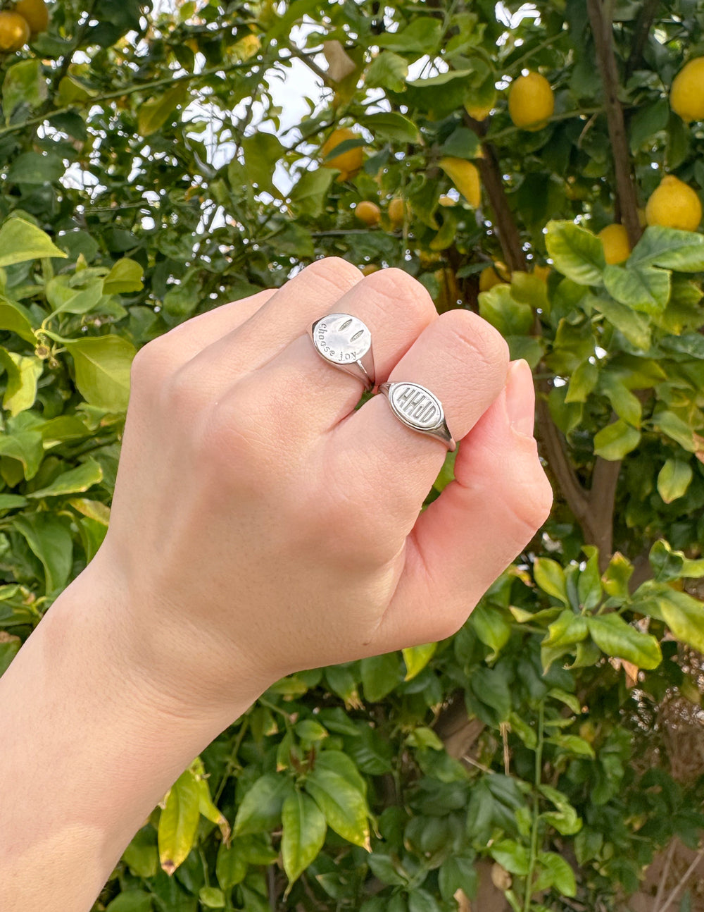 Elevated Faith Silver WWJD Ring — detail close-up