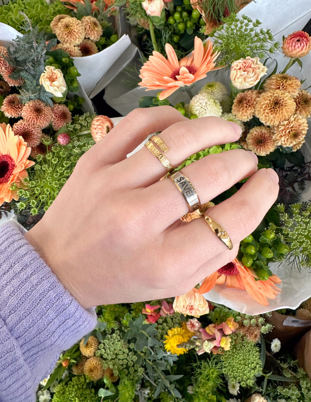 Elevated Faith Cross Gemstone Ring — ring category context