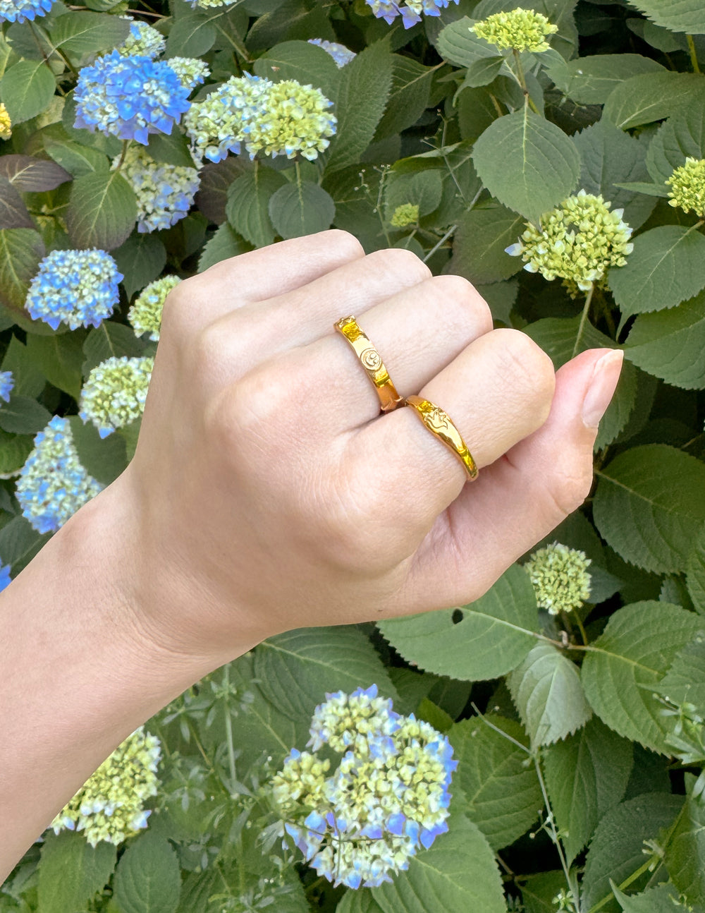 Elevated Faith Dove Peace Ring — back view